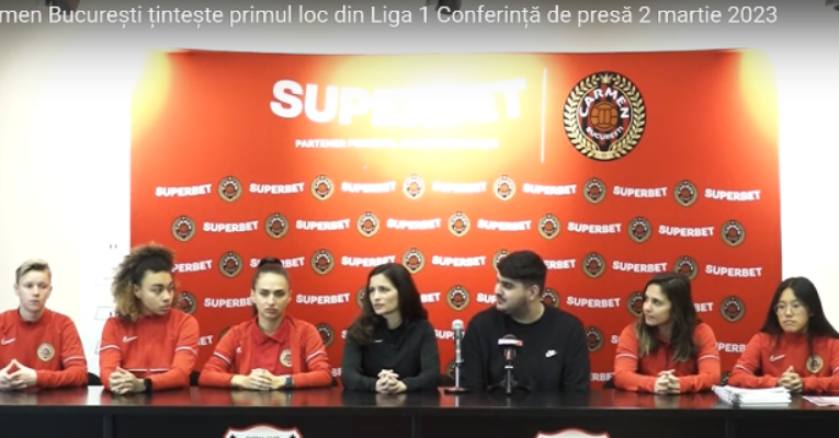 FOTBAL FEMININ: Echipa feminină Carmen București  țintește primul loc din Liga 1