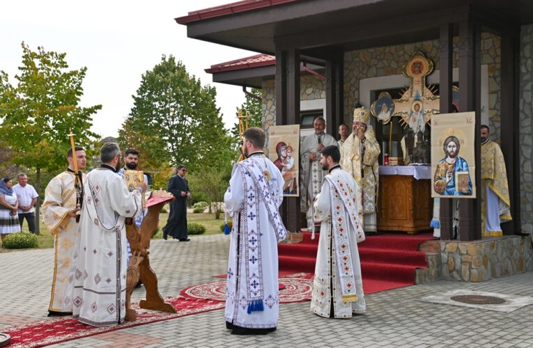 Prima Sfântă Liturghie la noua Mănăstire „Acoperământul Maicii Domnului” din Bolintin Vale