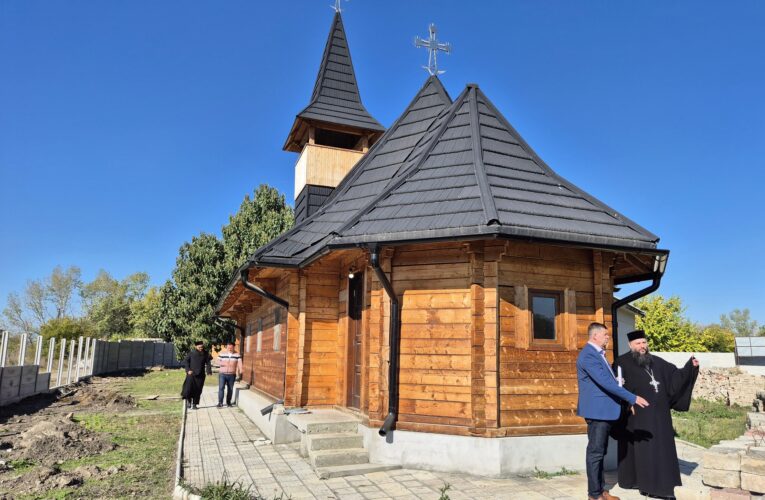 VIZITĂ PE ȘANTIERUL DE  LA SCHITUL „SFÂNTUL IOAN BOTEZĂTORUL” DIN GIURGIU